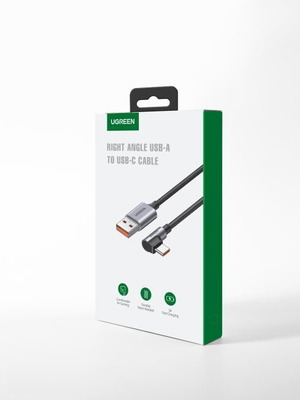 UGREEN US284-50941 πλεκτό καλώδιο USB 2.0 USB-C αρσενικό σε USB-A αρσενικό 1μ καινούργιο