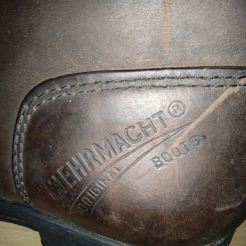 Wehrmacht brown leather biker boots like new