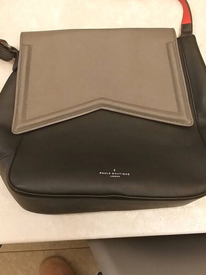 Τσάντα ώμου Pauls Boutique σαν καινούργια, μαύρη και γκρι