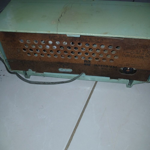 National radio from 1960 used, for spare parts