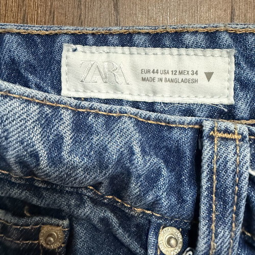 Zara jeans new, women's size 44, blue, no stretch