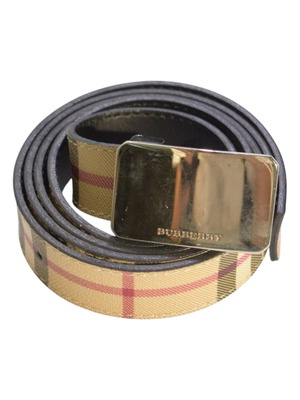 Burberry Vintage Haymarket Check Belt like new, 40/100 size