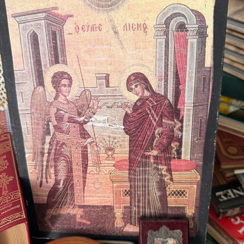 Religious items lot, vintage for iconostasis and gifts