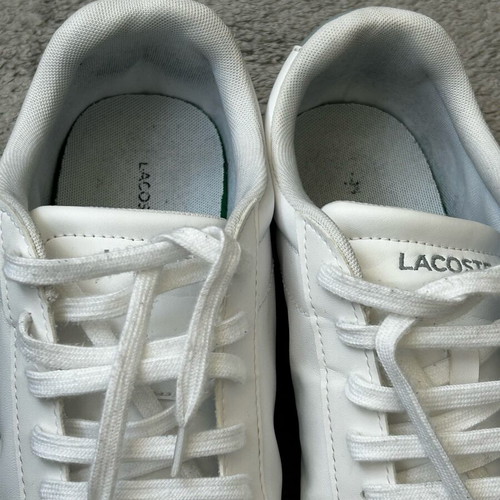 Lacoste Carnaby Pro white leather sneakers like new, size 46