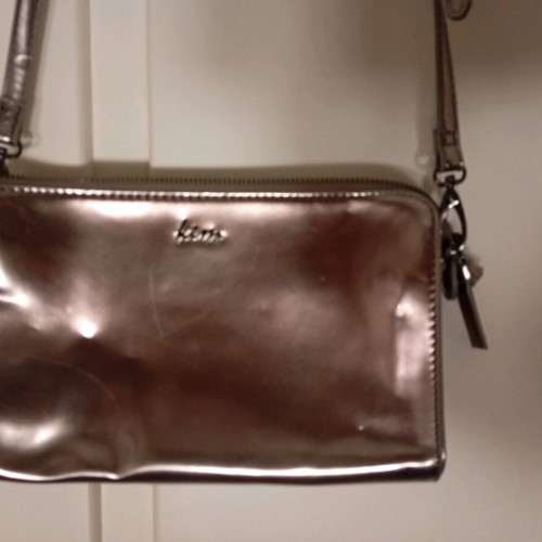 Kem crossbody bag evening bronze color like new