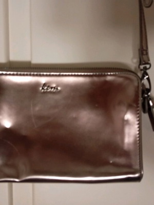 Kem crossbody bag evening bronze color like new