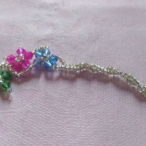 Handmade bracelet with Swarovski and crystals new
