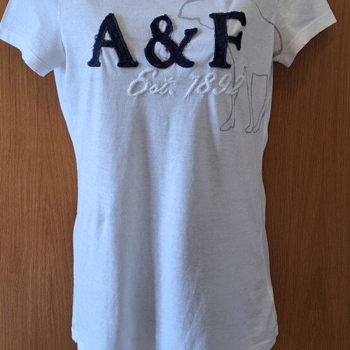 Abercrombie & Fitch Kids T Shirt size Large used, white
