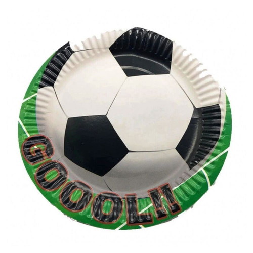 Party plates 23cm pack of 10 with ball design new