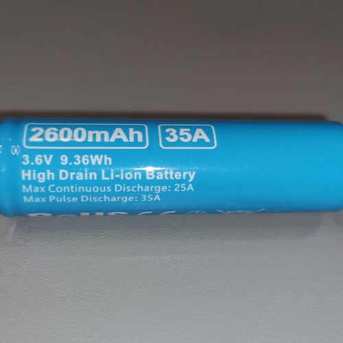 Xtar 2600mAh 35A INR18650 Li-ion Battery like new