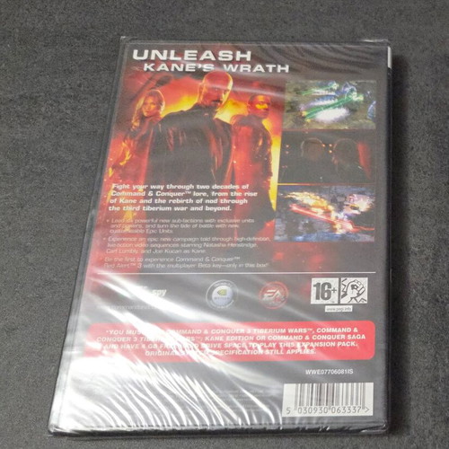 Command and Conquer: Kane's Wrath PC game 2008 sealed new