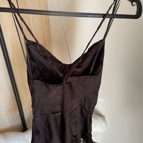 Zara satin top new, black, size S