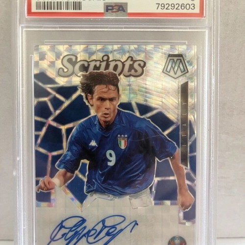 Euro 2020 Scripts Auto Filippo Inzaghi PSA 9 like new