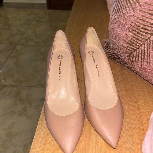 Mourtzi pumps used, nude color, size 39.5