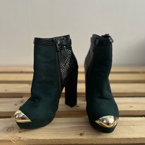 Suede Cypress Ankle Boots Used Size 38