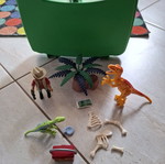 Playmobil explorer with dinosaur used