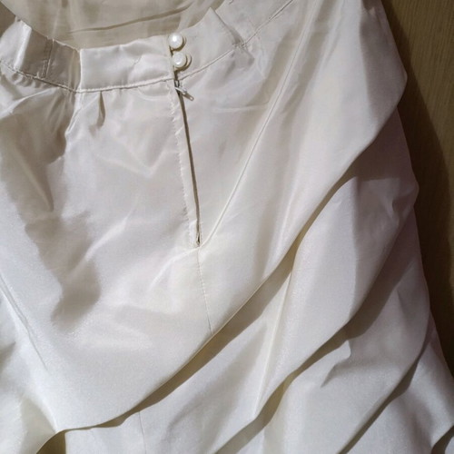 Wedding dress like new ivory color suitable for pregnant size M-L