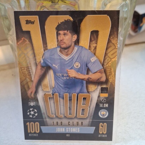John Stones Topps 100 Club card