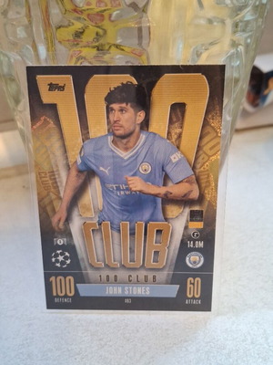 John Stones Topps 100 Club card