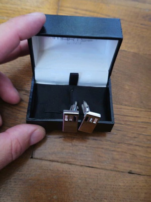 Smartset cufflinks new, silver