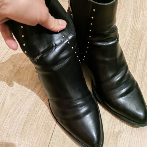 Women's ankle boots size 37 like new, black