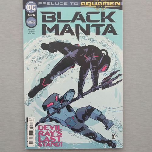 Black Manta 6 of 6 Limited Series comic book like new, English