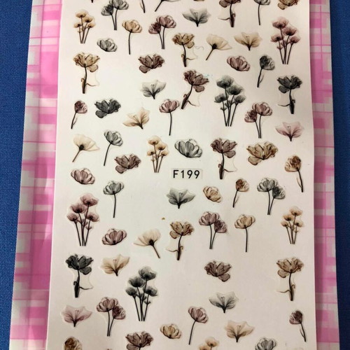 3D Nail Stickers like new