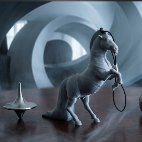 The Odyssey 2026 Collectible Trojan Horse Keychain movie replica