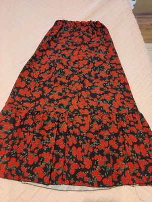 Long skirt like new with elastic waist, one size