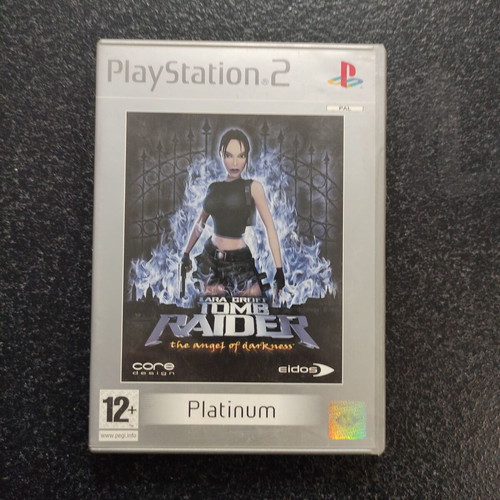 Lara Croft Tomb Raider The Angel of Darkness PS2 game, Platinum edition