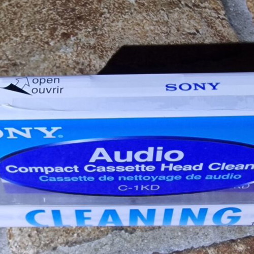 Sony Audio Cassette Head Cleaner C-1KD new