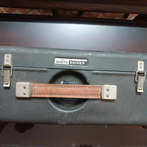 Zenit camera with telephoto lens used