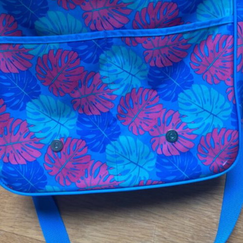 Top Model Fantasy shoulder bag, blue colorful