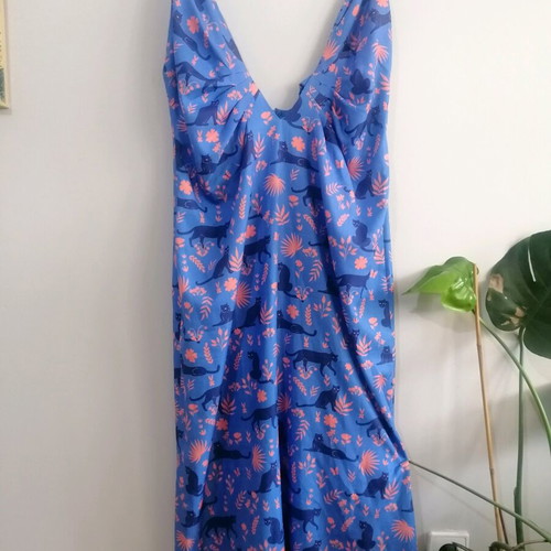 Chaton long dress like new, multicolor, size L