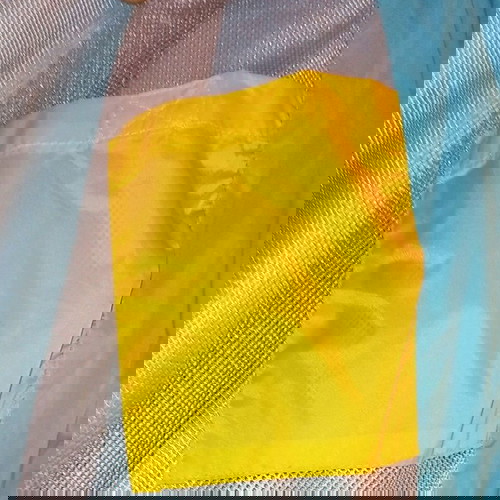 Ανδρικό αντιανεμικό μπουφάν σαν καινούργιο, μέγεθος L, γαλάζιο