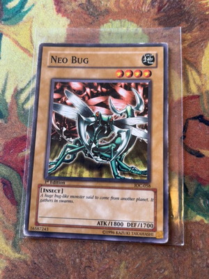 Yu-Gi-Oh Neo Bug card used 1st edition LP common