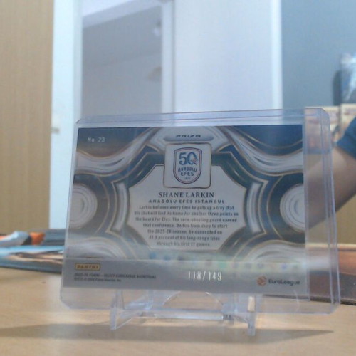 Panini Select EuroLeague Shane Larkin Snapshots Card near mint