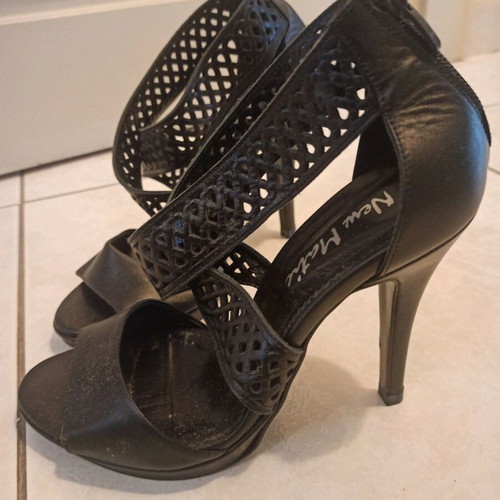 New Matic black sandals like new, size 37