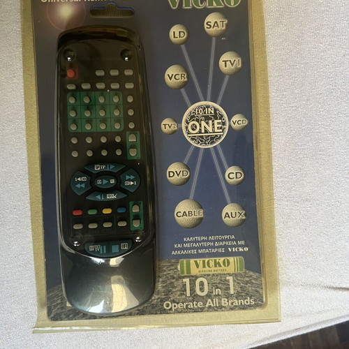 VICKO Universal Remote Control 10-in-1, code 802-262