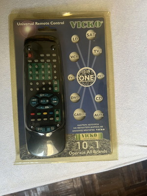 VICKO Universal Remote Control 10-in-1, code 802-262
