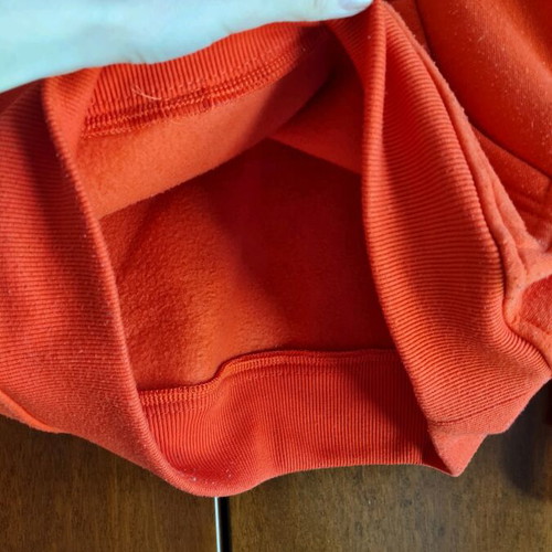 I Love Prague sweatshirt, medium, orange and white
