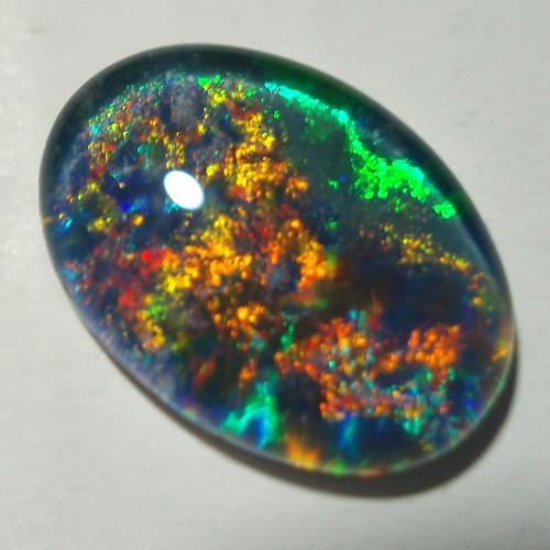 Australlian Opal Opal Doublet Galaxy 3.8 ct new