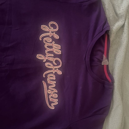Helly Hansen T-shirt top, size M, purple