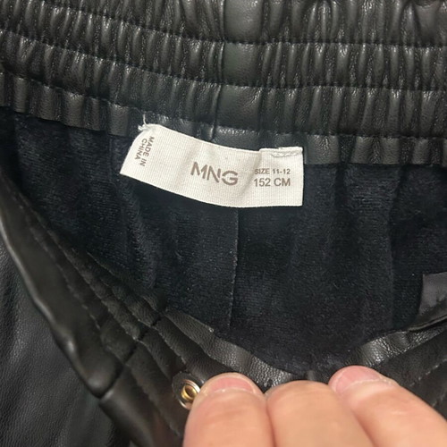 Zara faux leather shorts like new, size 152 cm, black
