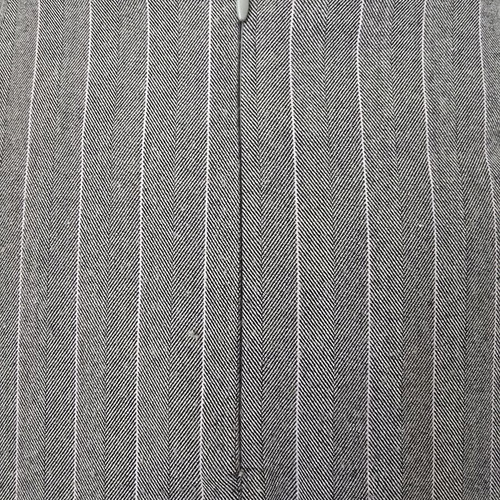 Lola Pencil Skirt Used Gray Striped Size 36 S