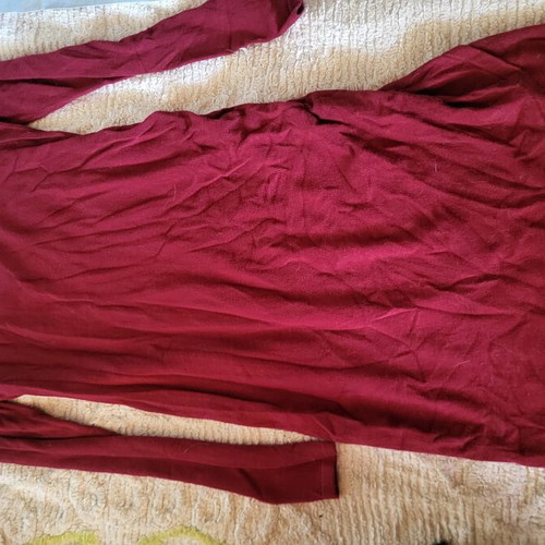 Mango red long wool dress like new