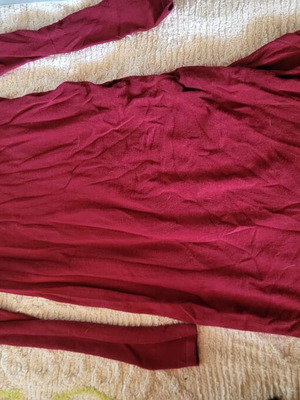 Mango red long wool dress like new