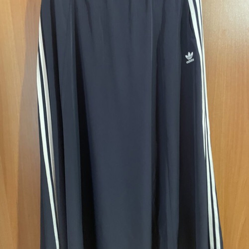Adidas maxi skirt like new, white and blue, size M