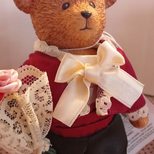 Russ Teddy Town Victorian Boy and Victorian Girl collectible set like new