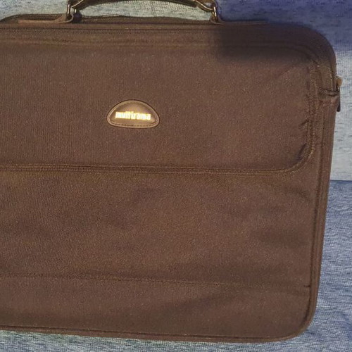 Multirama 15.6" laptop briefcase bag like new, black